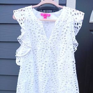 Lilly Pulitzer Large eyelet top